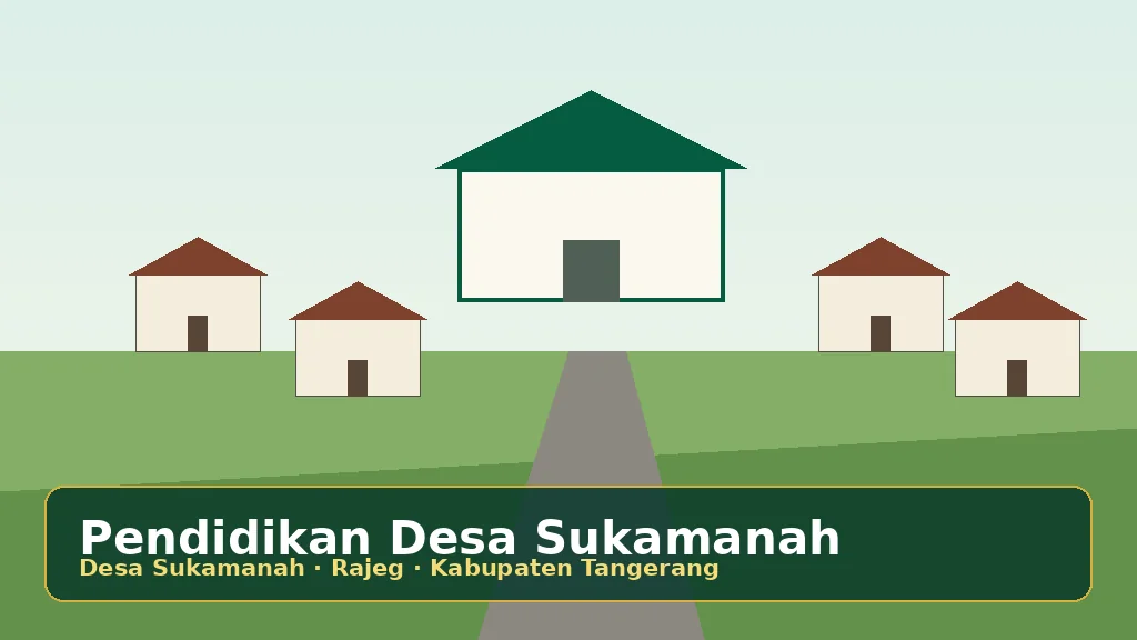 Ilustrasi Pertanian & pertanian, budaya lokal dan UMKM Desa Sukamanah